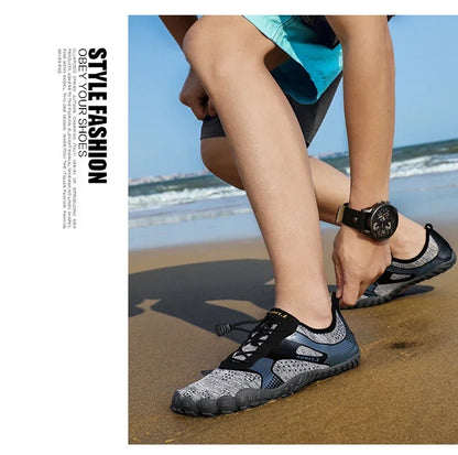 Leichte, erfrischende Aqua-Stiefel für Herren, atmungsaktive Outdoor-Wasserschuhe für Damen, rutschfest, strapazierfähig, Sport- und Wandersneaker