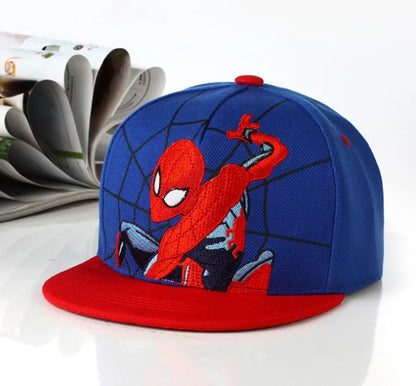 HotAnime Cartoon Spiderman Hats for Kids Toddler Baseball Cap Spring Snapback Hip Hop Adjustable Caps