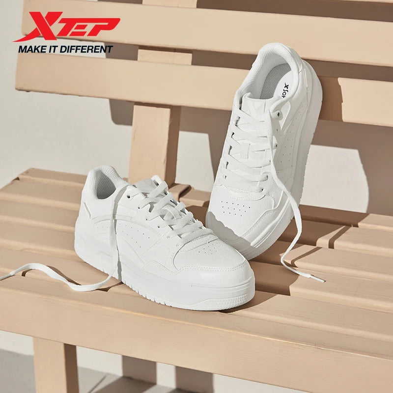 Xtep Skateboardsko 2025 Sommer lette sportssko med tyk sål, lave moderigtige sneakers i streetstyle 875319310016
