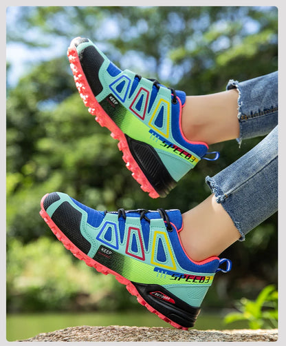 Women's Waterproof Hiking Shoes Outdoor Sports Shoes Women's Walking Travel Sports Shoes Bicycle Sports Shoes Running Sports Sho