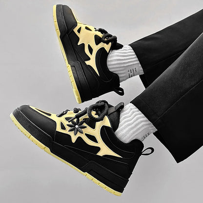 Mode Herrenschuhe Trend Street Skateboard-Schuhe Herren Luxusmarke Trainingssneaker Mesh atmungsaktive Freizeitschuhe Tenis Masculino