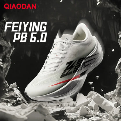 QIAODAN Feiying PB6.0 Men Running Shoes Professional Marathon Full Palm Suspended Carbon Plate Racing Sneakers QDB023261299