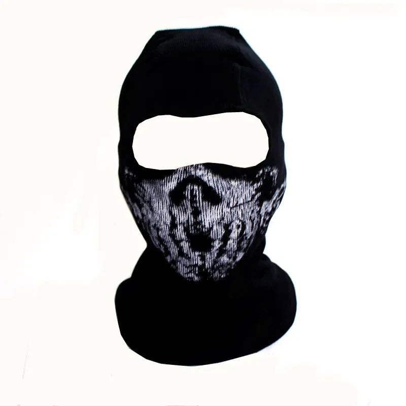 Unisex Ghost Print Stocking Balaclava Mask Game Call Of Duty MWII 2022 COD Ghost Simon Hood Mask