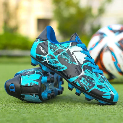 New Men Kids Soccer Shoes Non-Slip Grass Football Boots Boys Cleats Adult Professional Ultralight Training Shoes Drop Shipping