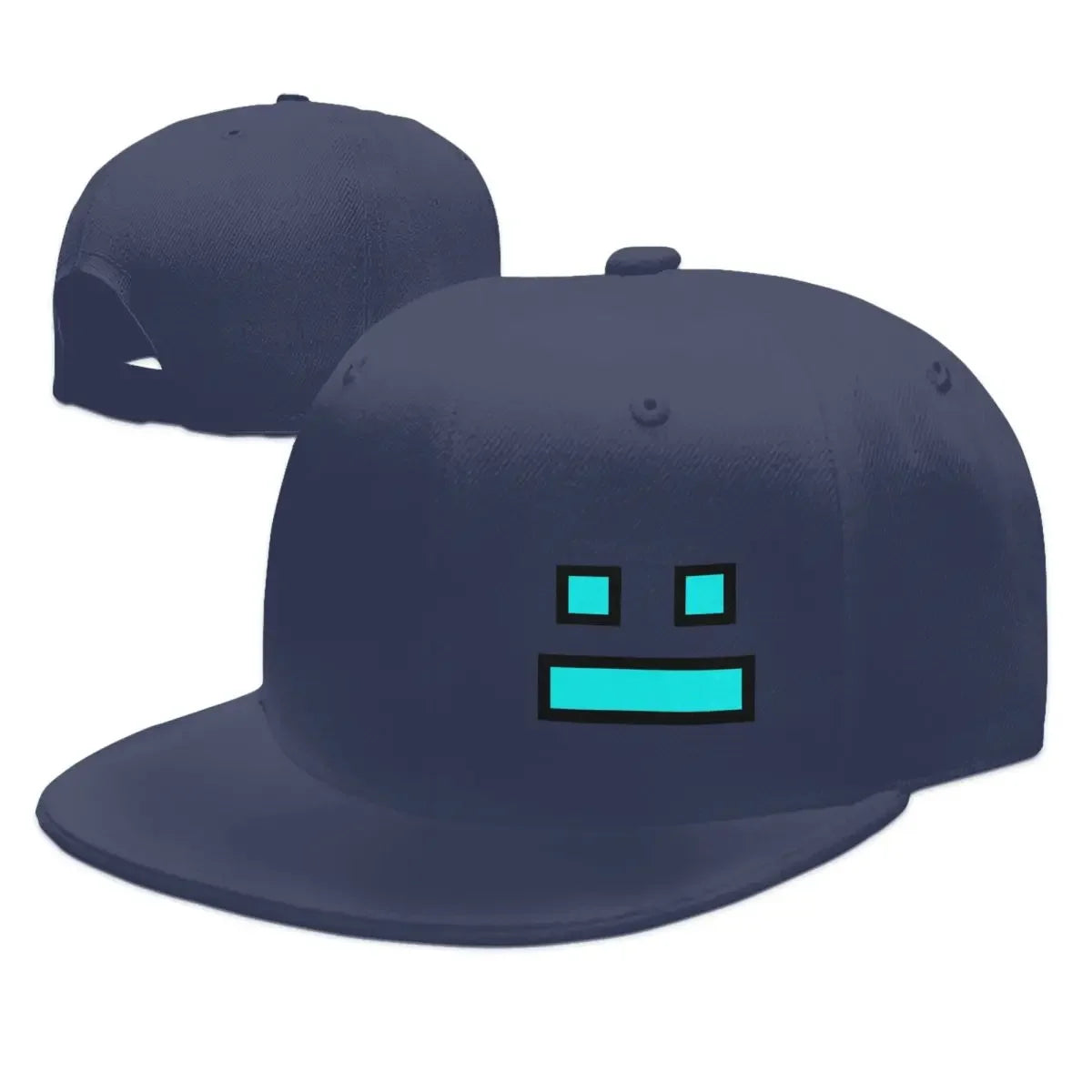 Videoherní kšiltovky Geometry Dash pro muže i ženy, nastavitelné kšiltovky, hiphopové kšiltovky, casquette