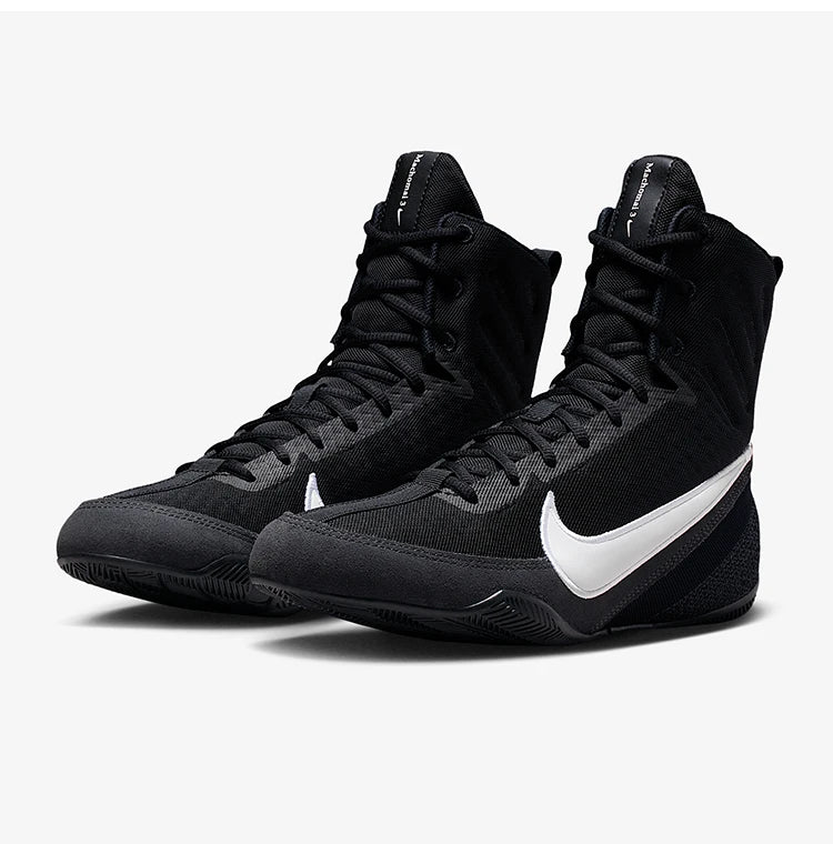 Nike Authentic Machomai 3 Men's and Women's High-Top Sports Training Boxing Shoes HF7333-001