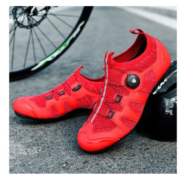 Professional Men's Road Cycling Shoes Breathable Women's MTB Bike Shoes Racing Speed Sneakers Mountain Bicycle Footwear for Shimano