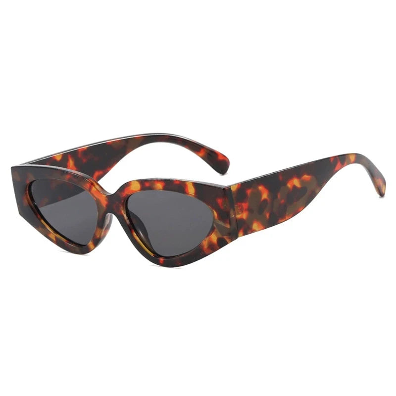 Módní sluneční brýle Cat Eye, malé oválné, dámské, pánské, trendy, Y2K, punkové, cestovní, vintage, UV400