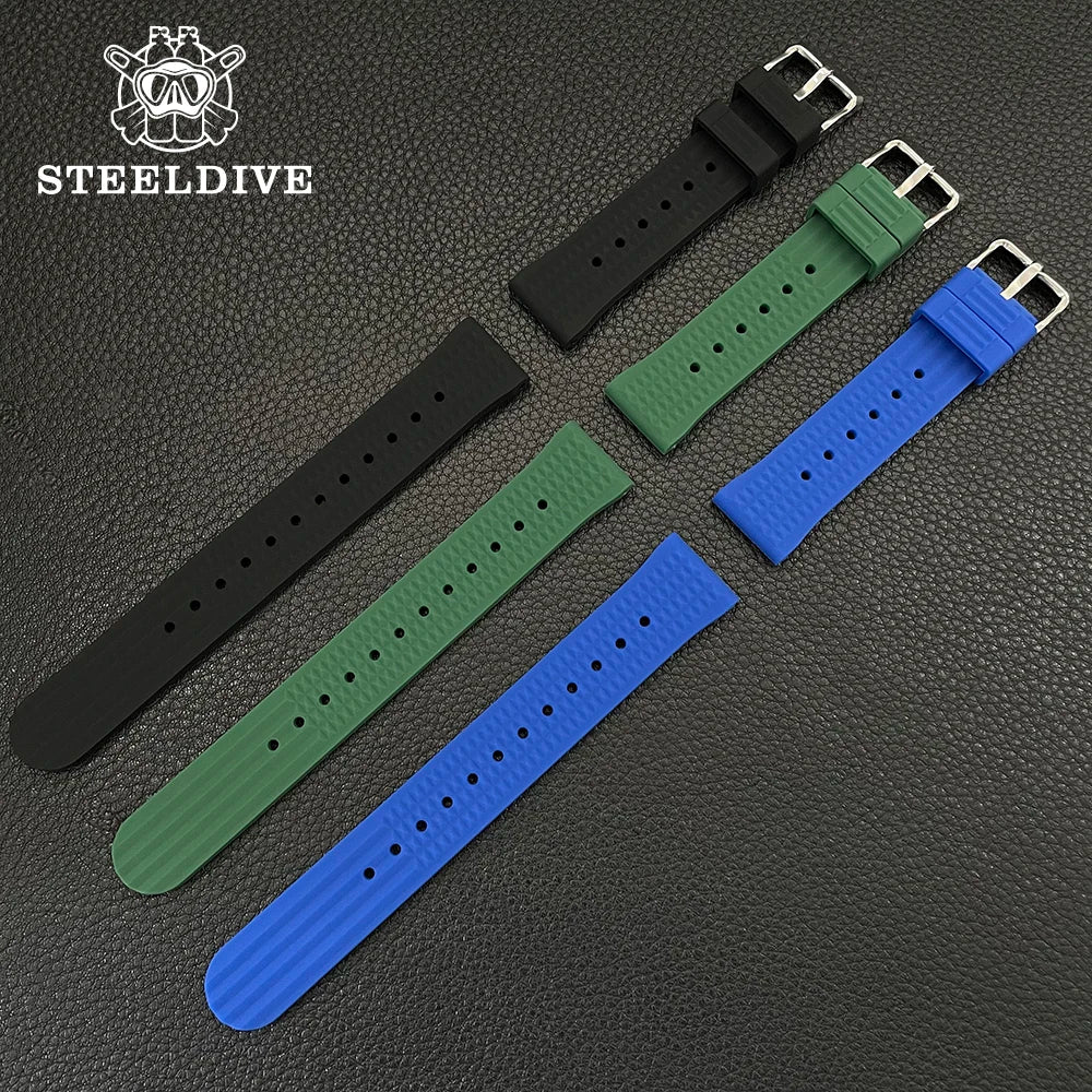 STEELDIVE SD1953 41MM Classic Water Ghost Calendar Magnifier NH35 Mechanical Movement BGW9 Super Luminous 30Bar Waterproof Watch