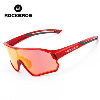ROCKBROS Dětské polarizované fotochromatické cyklistické brýle s ochranou UV400, sluneční brýle pro outdoorové sporty, dětské brýle na horská kola (MTB)