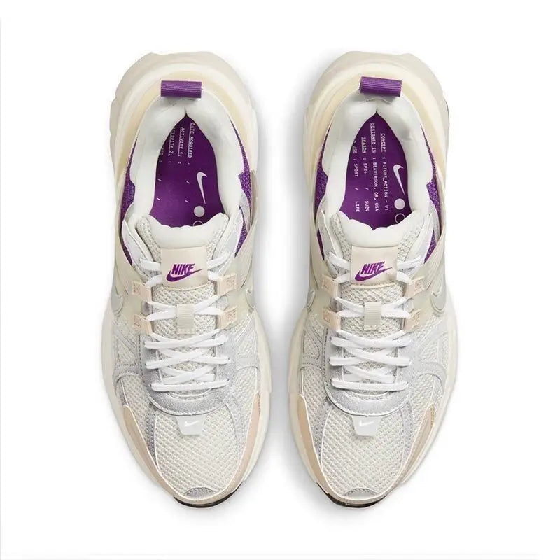 Nike New High-Density-Foam-Sohlendämpfung und verschleißfeste Trainings-Laufschuhe für Herren und Damen, Classic V2K Run Prm leichte und komfortable Outdoor-Sport-Laufschuhe, trendiger Retro-Stil, modisch und vielseitig