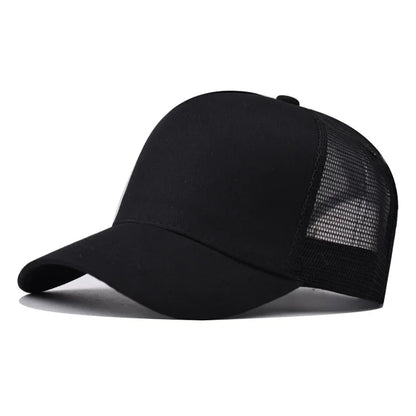 Baseballkasket til voksne Netkasket Lavt buet skygge Hat Unisex Sommerhat Åndbar hat med skygge Forår/efterår-kasket Hiphop-kasket med tæt pasform