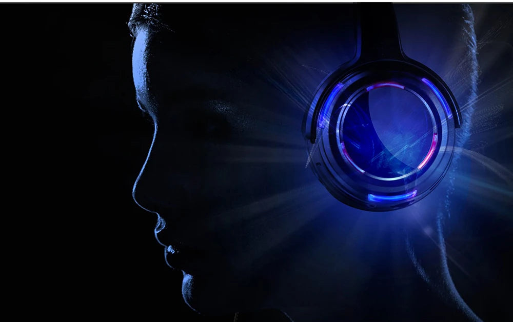 Casque sans fil Silent Disco avec batterie rechargeable LED et système RF pour soirées silencieuses, clubs, réunions, concerts