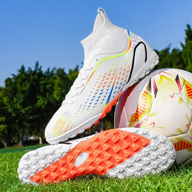 Chaussures de football pour homme - Chaussures de football de haute qualité - Chaussures de futsal unisexe pour femme - Crampons ultralégers professionnels TF/FG - Baskets