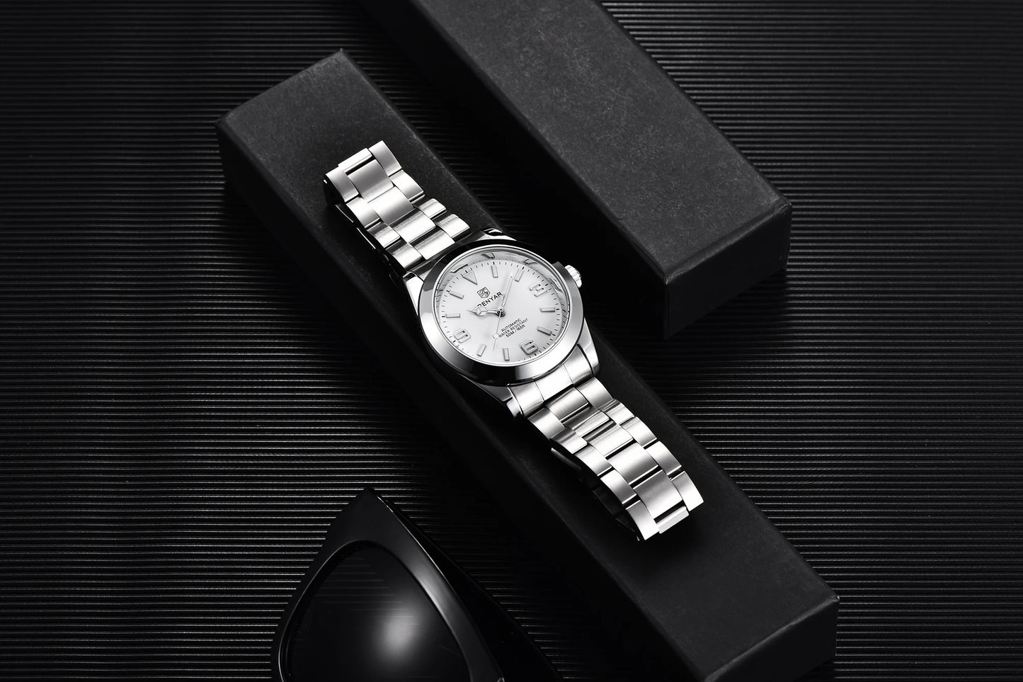 BENYAR 2025 Neue automatische mechanische Herrenuhr, Business-Sport-Luxus-Herrenuhr, 50M wasserdichte Uhr, Relogios Masculino
