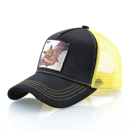 Streetwear Trucker Caps With Scorpion Patch Men's Snapback Hip Hop Baseball Cap For Women Four Seasons Fashion Casquette Hats