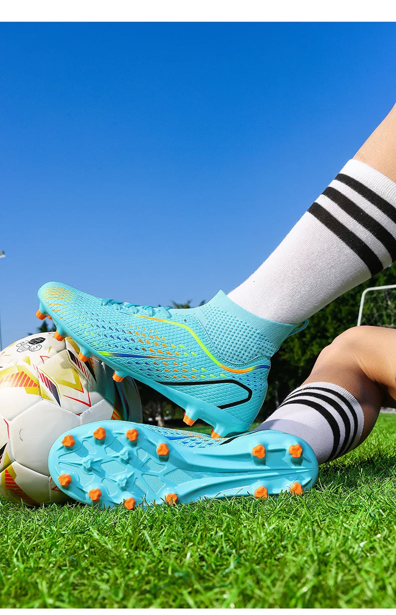 Chaussures de football pour homme - Chaussures de football de haute qualité - Chaussures de futsal unisexe pour femme - Crampons ultralégers professionnels TF/FG - Baskets