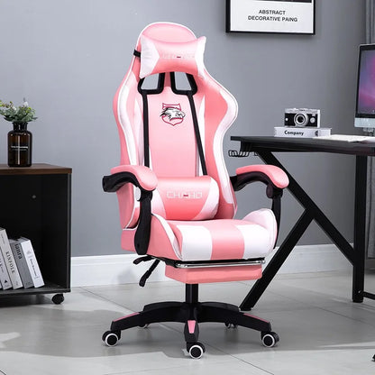 UVR Professional Gaming Computer Chair Ergonomic Office Chair with Footrest, Adjustable Armrest, Swivel Executive Chair for Home Office & Gaming