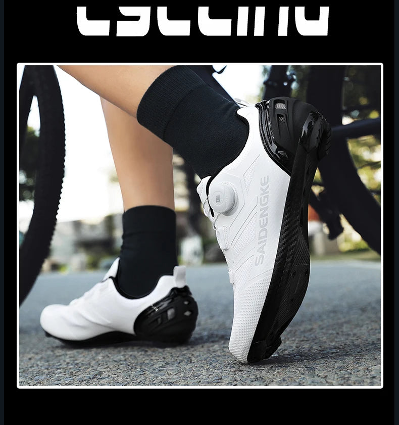 Unisex nieuwe fietsschoenen, professioneel, lichtgewicht, luxe, origineel, racefiets, rubber, MTB, racefiets, modieuze fiets, straat, sport