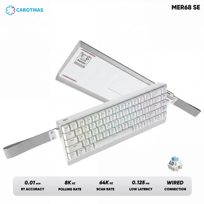 IROK Carotmas Mercury68 Mercury 68 Mercury68 Pro Mercury68 Max RT 0.001mm 8K Gamer Wired Gaming Magnetic Mechanical Keyboard