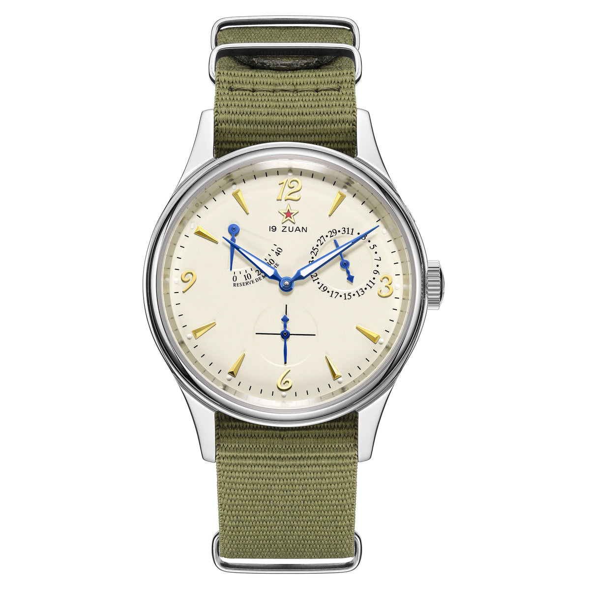 1963 Pilot Watch of Men 40mm Automatic Mechanial Wristwatches Original ST1780 Movement Sapphire Crystal Waterpoorf Retro Clock