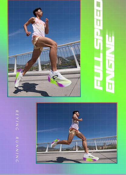 2025 New Full Palm Nylon Carbon Plate Running Shoes Double Layer Double Density Marathon Training Shoes Irunsvan&ACTBASE 25126