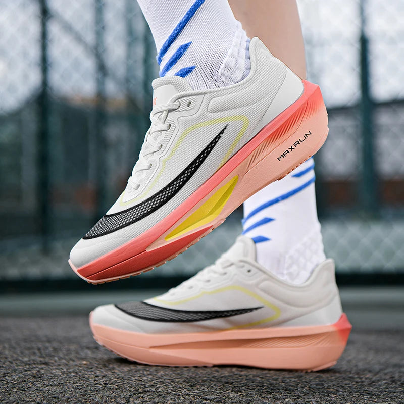 Chaussures de course pour homme : baskets d'automne respirantes, de marathon, professionnelles, légères, plates, confortables et décontractées pour homme