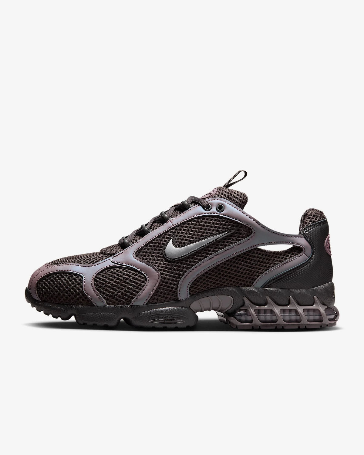 Nike Air Zoom Spiridon Cage 2 unisex žemi laisvalaikio bateliai, sportiniai, atsparūs dėvėjimuisi, pilki ir raudoni, Lifestyle avalynė CJ1288-600