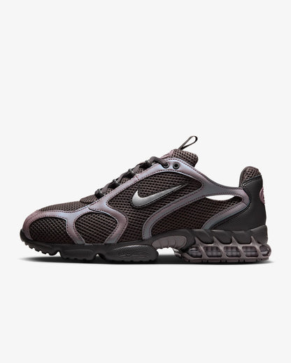 Nike Air Zoom Spiridon Cage 2 unisex žemi laisvalaikio bateliai, sportiniai, atsparūs dėvėjimuisi, pilki ir raudoni, Lifestyle avalynė CJ1288-600