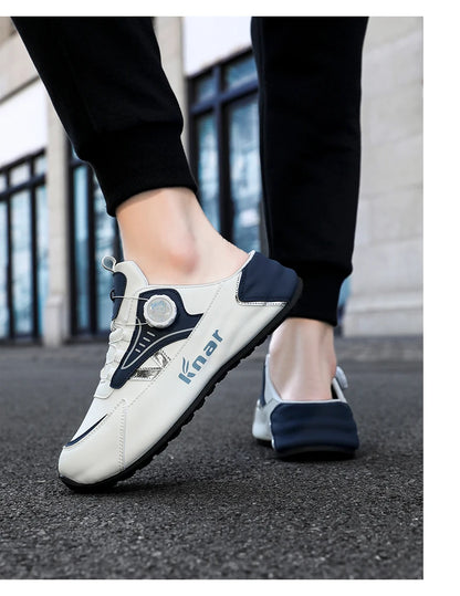 Merkbescherming: nieuwe lichtgewicht, antislip, ademende, slijtvaste hardloop- en sportschoenen voor heren, veelzijdig en geschikt voor vrijetijdsgebruik