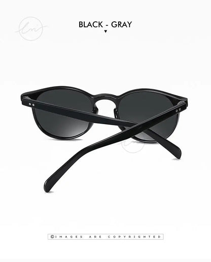 LM Retro kulaté sluneční brýle pro ženy a muže, ultralehké, TR90, polarizované, unisex, brýle na řízení, vintage sluneční brýle, UV400, Gafas De Sol