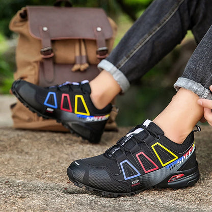 Chaussures de cyclisme pour homme - Chaussures de cyclisme tout-terrain (montagne et cross-country) pour homme - Chaussures d'entraînement de cyclisme antidérapantes et résistantes à l'usure - Chaussures de randonnée