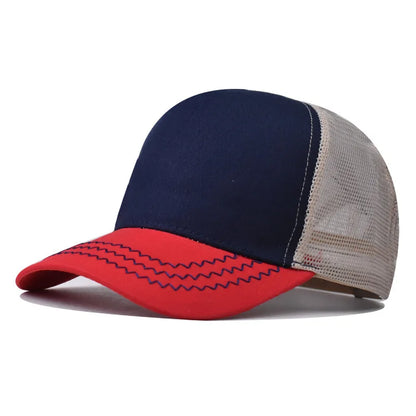 Baseballkasket til voksne Netkasket Lavt buet skygge Hat Unisex Sommerhat Åndbar hat med skygge Forår/efterår-kasket Hiphop-kasket med tæt pasform