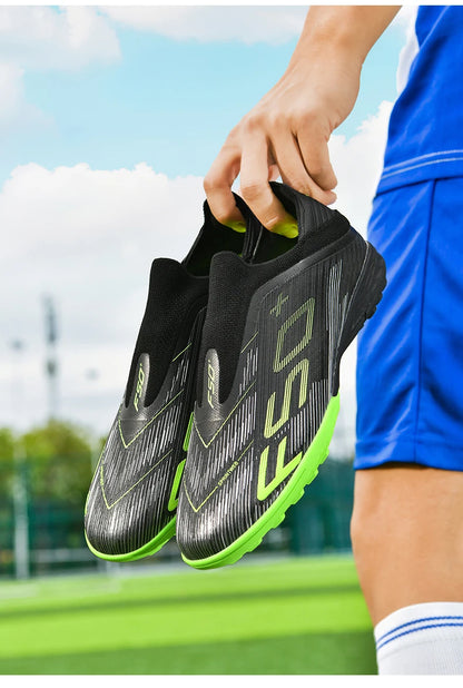 Neue Herren-Fußballschuhe, rutschfeste Indoor-Futsal-Fußballschuhe, Match-Rasenstollen, hochwertige Sneaker, Bestseller, High-Top, Outdoor