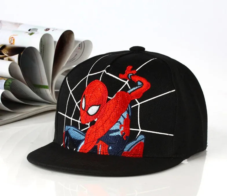 HotAnime Cartoon Spiderman Hats for Kids Toddler Baseball Cap Spring Snapback Hip Hop Adjustable Caps