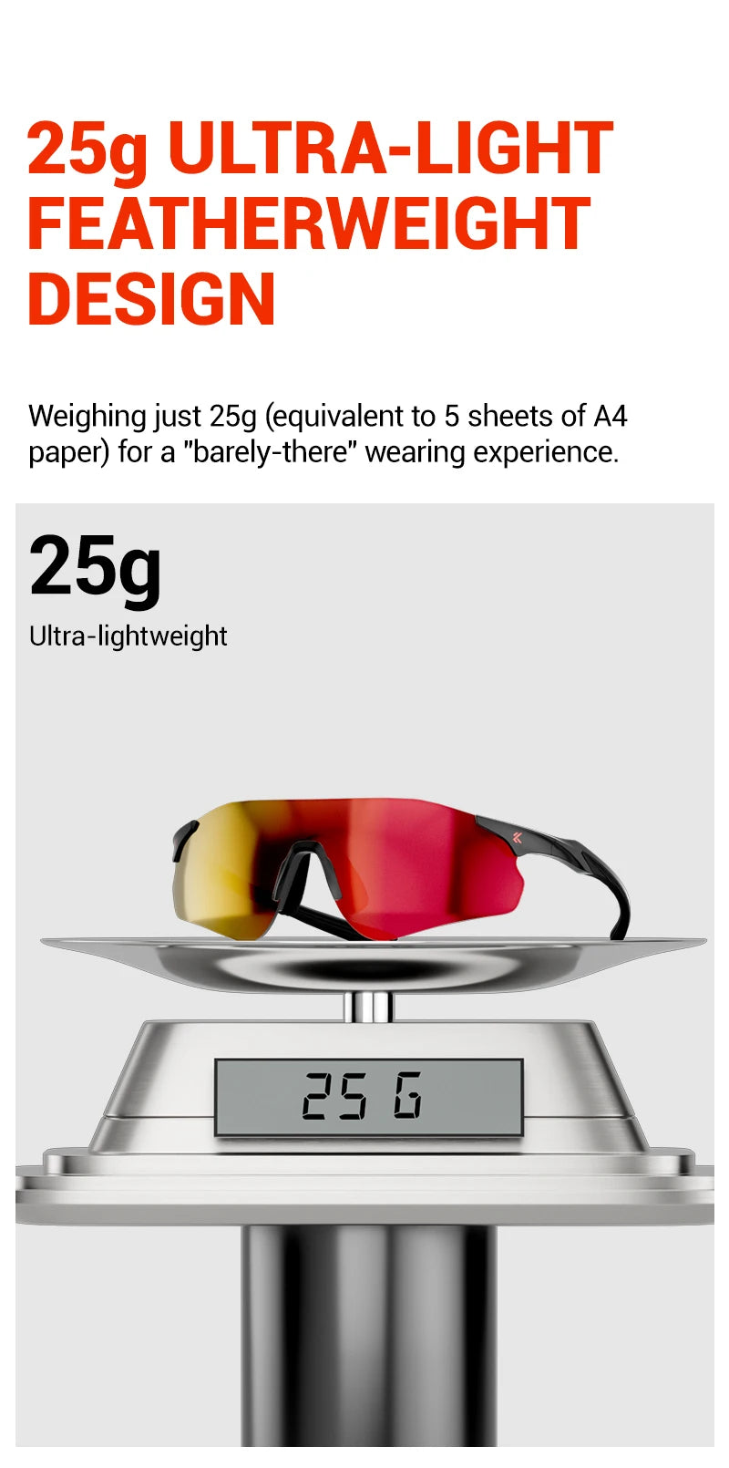 Kapvoe Nové outdoorové běžecké a cyklistické brýle Fotochromatické sluneční brýle pro ženy a muže Sportovní brýle pro maraton a jízdu na kole UV400