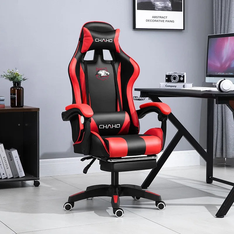 UVR Professional Gaming Computer Chair Ergonomic Office Chair with Footrest, Adjustable Armrest, Swivel Executive Chair for Home Office & Gaming