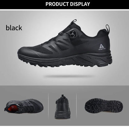 HUMTTO Men's Luxury Designer Trail Sneakers Anti-slip Sports Hiking Breathable Outdoor Trekking Boots