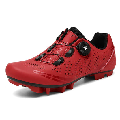 Atmungsaktive MTB-Fahrradschuhe für Damen und Herren – Offroad-Mountainbike-Fahrradschuhe mit selbstsichernden Speed-Mountainbike-Pedalschuhen