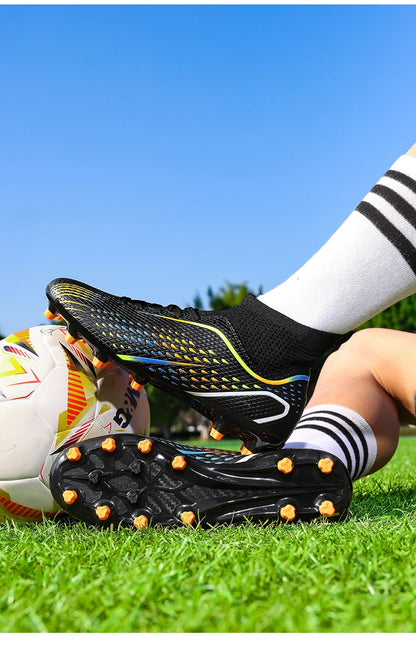 Chaussures de football pour homme - Chaussures de football de haute qualité - Chaussures de futsal unisexe pour femme - Crampons ultralégers professionnels TF/FG - Baskets