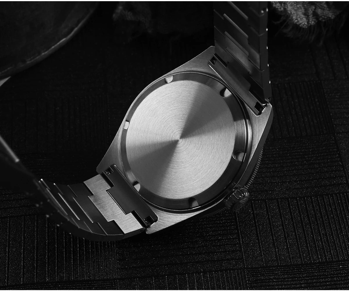 San Martin Official 39mm Guilloche MOP Dial Miyota 90S5 Sport Watch Automatic Mechanical Sapphire Bezel 20 ATM Luminous SN0151