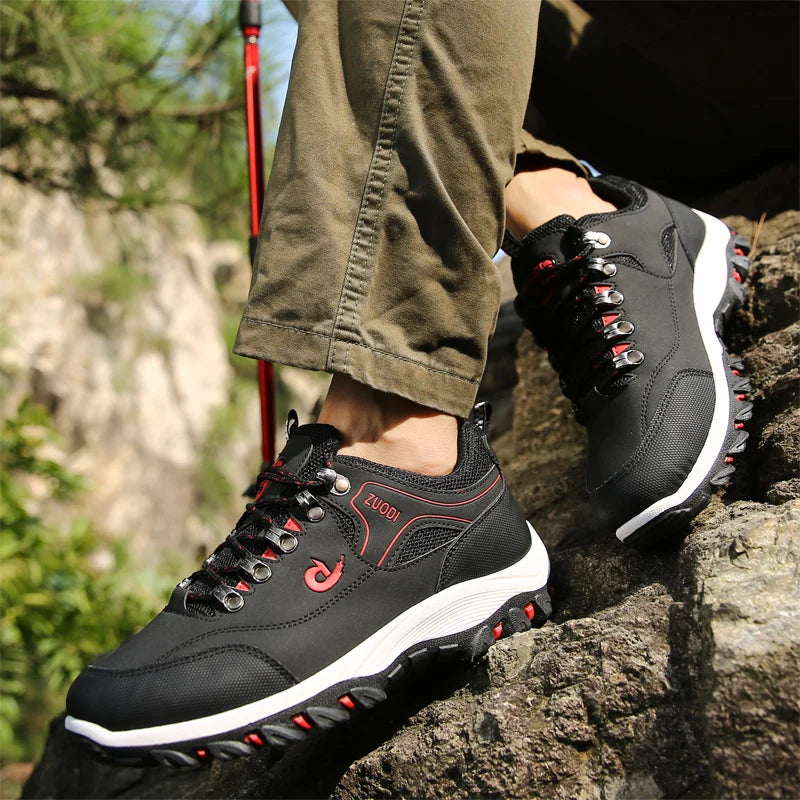 Zapatos de piel para hombre, calzado casual para hombre, zapatillas de primavera, otoño e invierno, calzado masculino tipo tenis, ligero para caminar