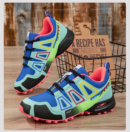 Women's Hiking Shoes Waterproof Outdoor Sports Shoes Women's Walking Travel Sports Shoes Bicycle Sports Shoes Running Shoes