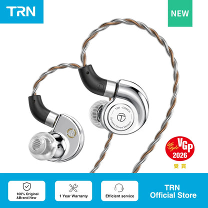 TRN Conch Lucky Bag Monitor In-Ear – Auricolari HiFi cablati dinamici DLC Diamond con filtri a ugello di accordatura per Xiaomi