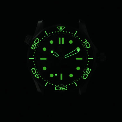 Watchdives WD007 V2 39mm Titanium Dive Watch PT5000 Automatic Movement Luminous 200m Waterproof Domed Bubble Sapphire Watches