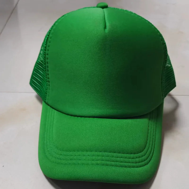 Customized Logo Mesh Baseball Caps Men Women 5 Panel Cheaper Trucker Hats Sports Team Snapback Caps Summer Sun Dad Hat Gorras