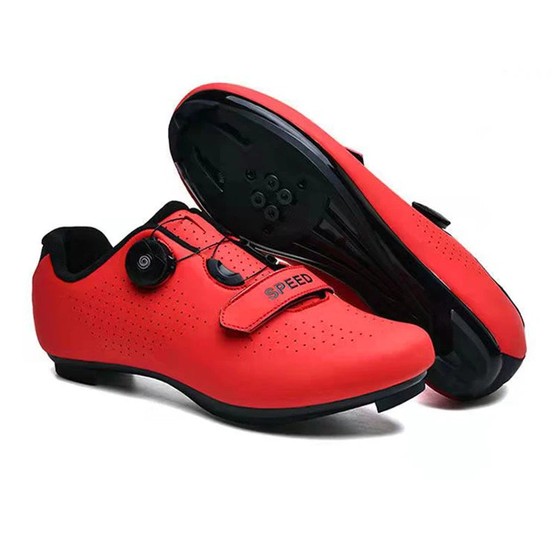 New Unisex Pedal Cycling Shoes, Flat Shoes Suitable for Mountain Sports, Pedal Self-Locking Cycling Shoes, Breathable Cycling Shoes