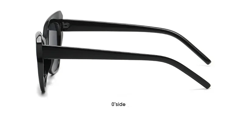 Módní sluneční brýle Cat Eye pro ženy, vintage sluneční brýle, dámské brýle s rámem Cateye, zrcadlové, retro, luxusní, cestovní, s přechodem barev, Oculos De Sol
