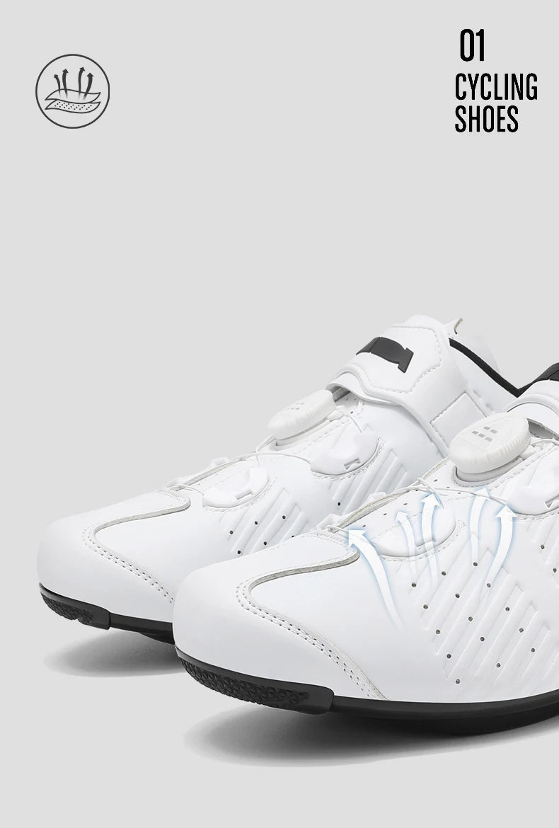 Highway bike cycling shoes, breathable and wear-resistant mountain bike cycling shoes, professional bike lock shoes Men or Women