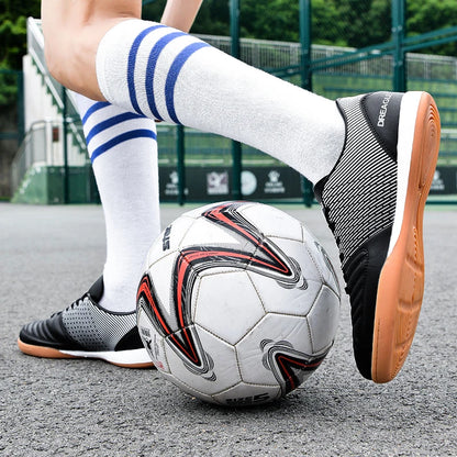 Chaussures de futsal pour homme - Chaussures de futsal professionnelles - Chaussures de football antidérapantes pour homme - Chaussures de football d'origine pour terrain dur - Chuteira Society Futebol